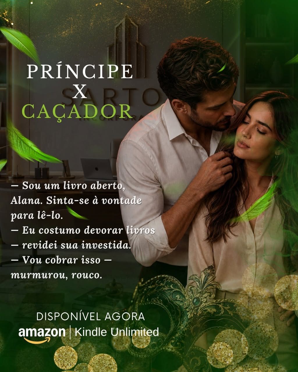 Alana e Júlio em Príncipe x Caçador