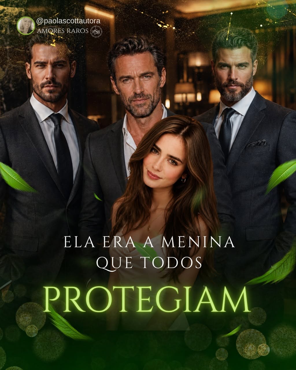 Alana ao lado dos homens que sempre a protegeram